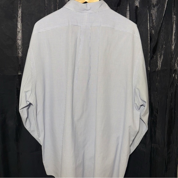 2/$20 Ralph Lauren Blue Dress Shirt Classic Gingham - Picture 7 of 10